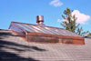 Northeast Job Corp <br />Reproduction skylight  structural frame with copper cladding, ridge mount style with ventilator